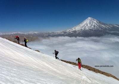 Damavand ski tour