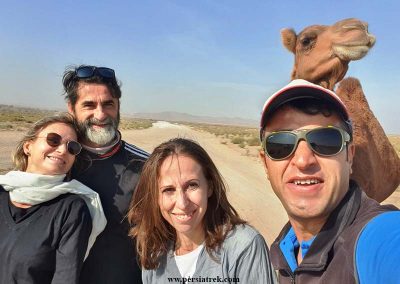 kashan desert trekking