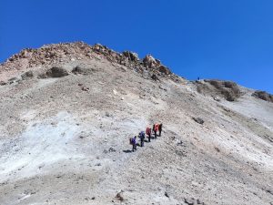 Climbing Damavand